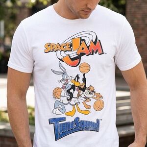 MAD Engine White Space Jam Tune Squad Short Sleeve Graphic Tee